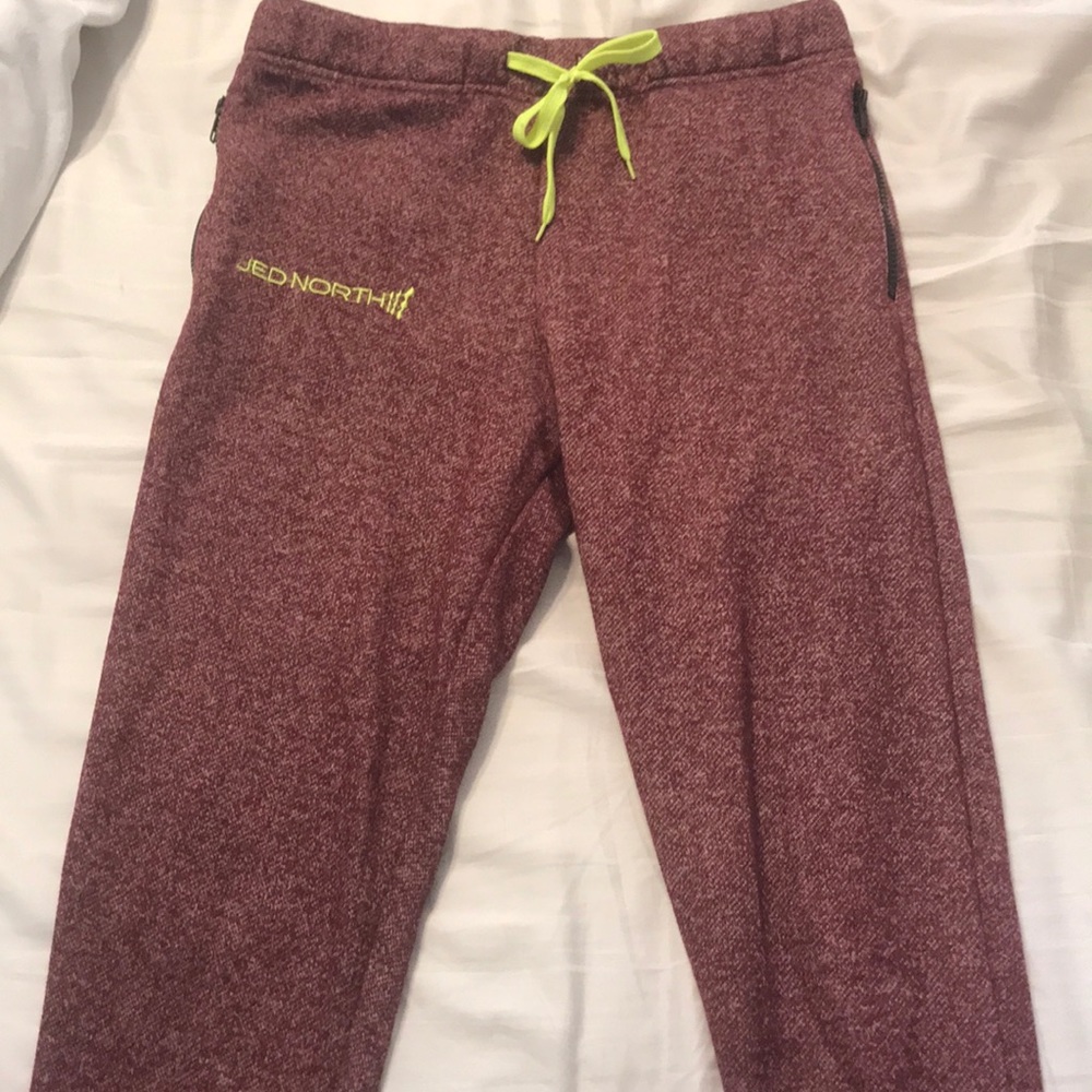 Jed North Mens Red Sweatpants, Size Medium